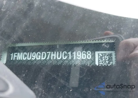 2017 Ford Escape Se from USA, damaged, VIN 1FMCU9GD7HUC11968